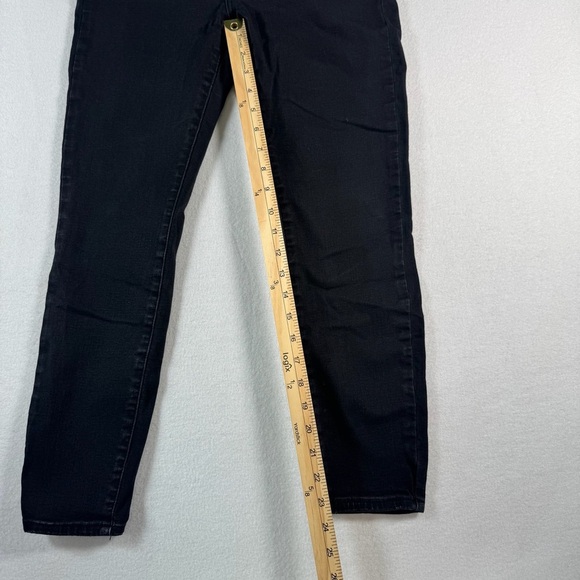 Pistola Jeans Womens 27 Black Straight Leg Mid Rise - Picture 8 of 12